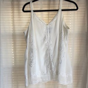 White House Black Market Beaded Tank